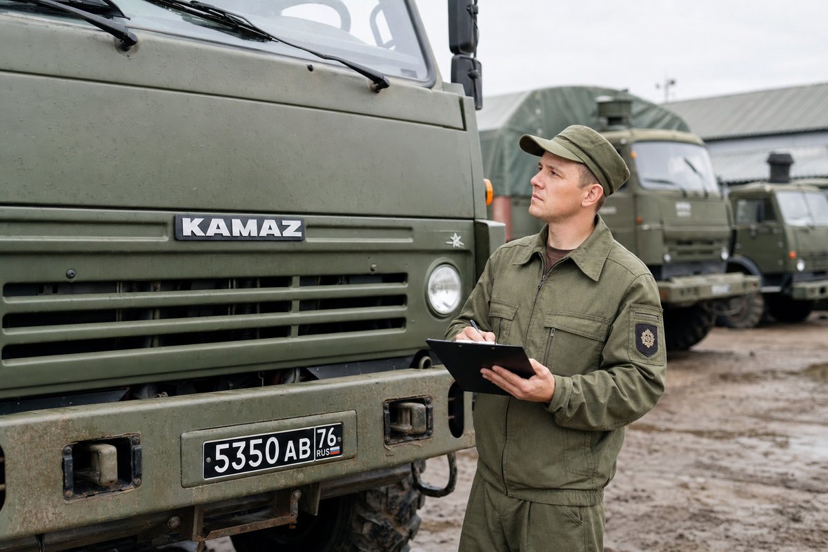 Вакансия механик-водитель КамАЗ в зоне СВО — контрактная служба